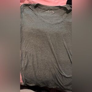 Gray V-Neck T-Shirt